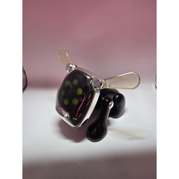 Black i-Dog - BROKEN TAIL Hasbro Interactive Dog Speaker - Tiger Sega iDog- READ - Picture 2 of 16